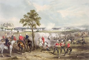 1849年2月21日のグージェラートの戦い、ジョンハリス（c.1791-1873）によって刻まれた1850